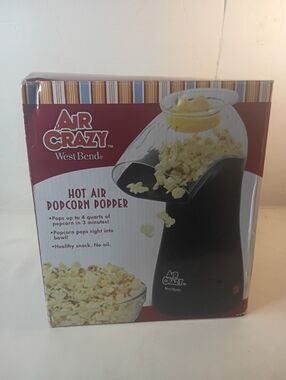 WEST BEND AIR CRAZY NO OIL POPCORN POPPER 82419